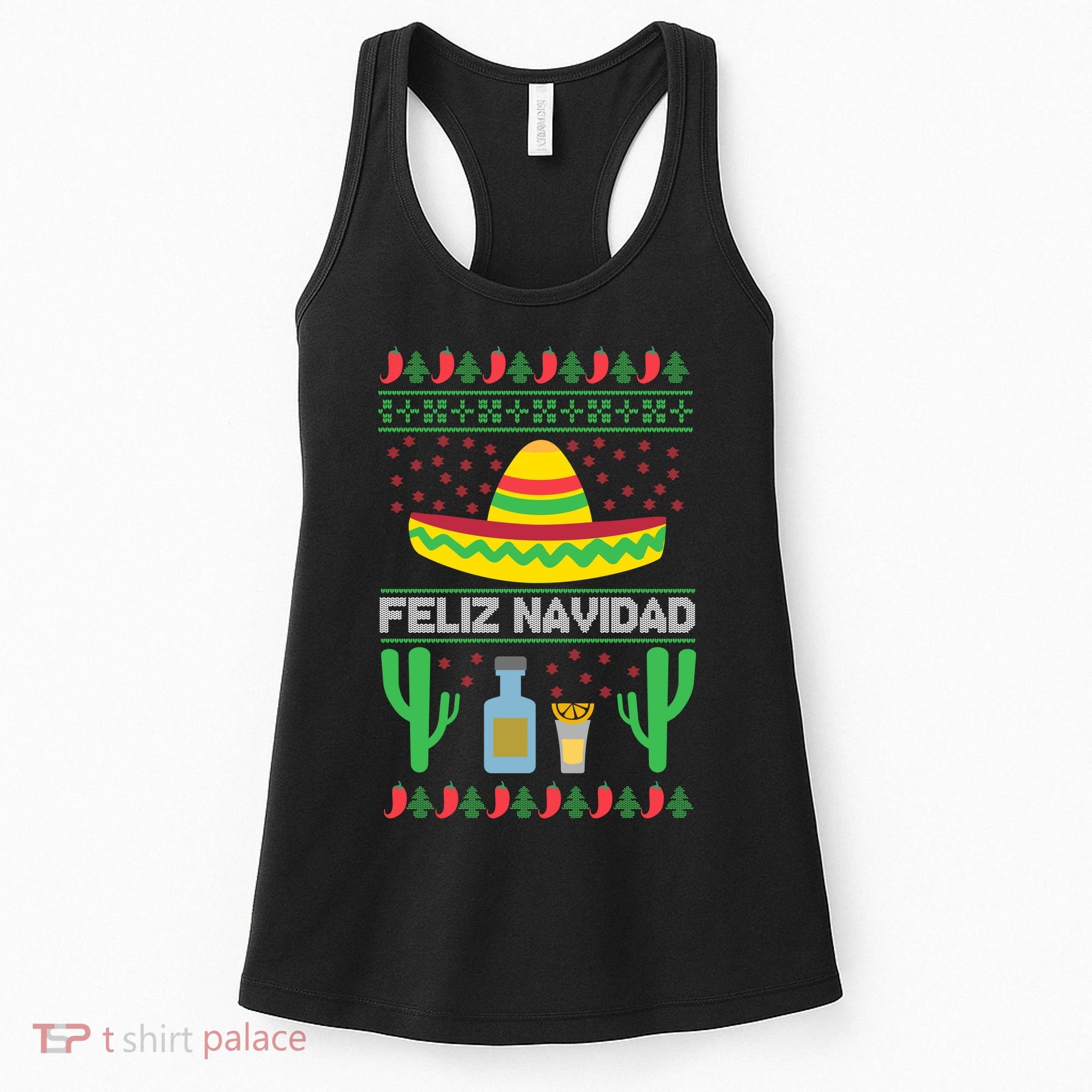 Feliz Navidad Ugly Christmas Women's Tank Top