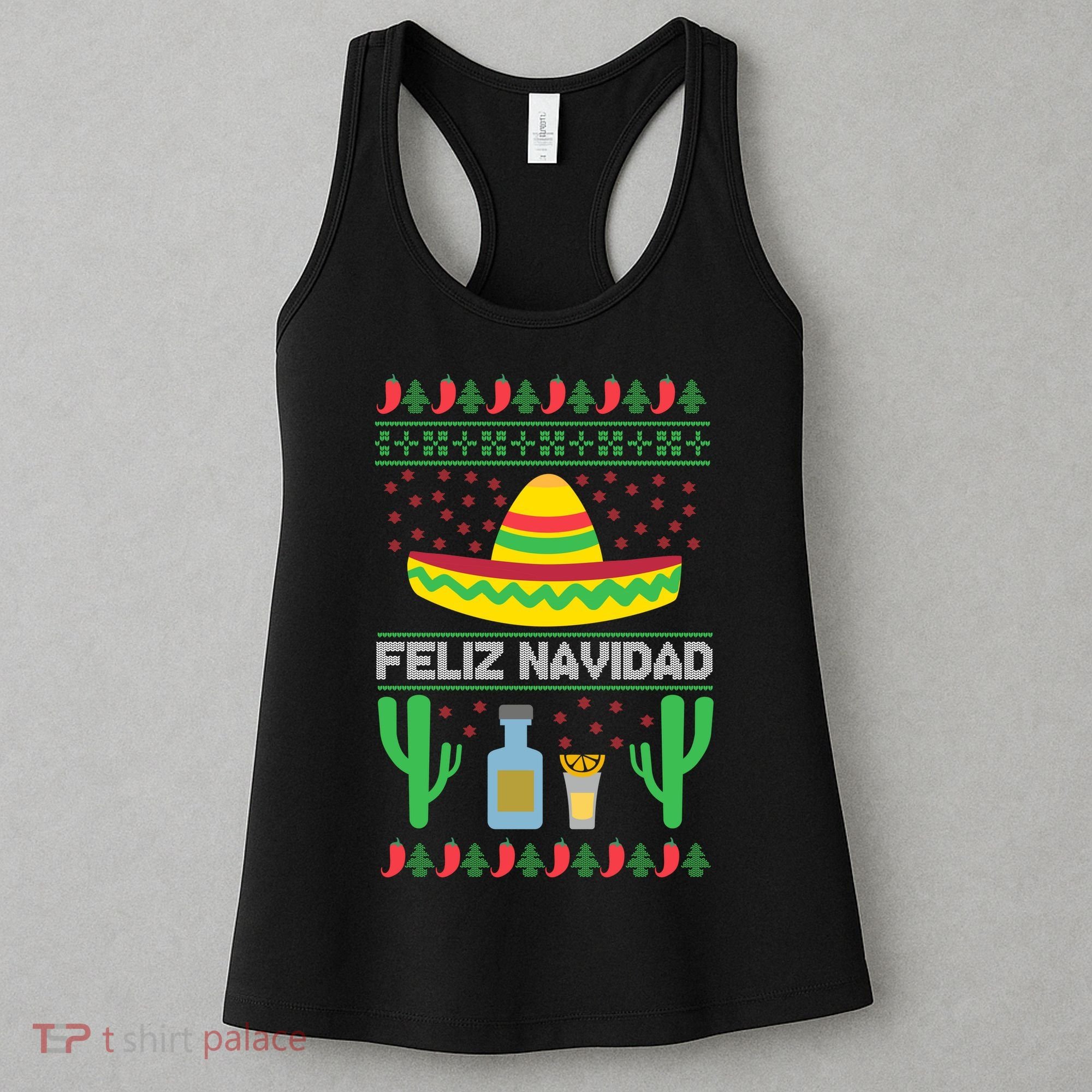 Feliz Navidad Ugly Christmas Women's Tank Top