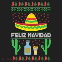 Feliz Navidad Ugly Christmas Hat thumb 2