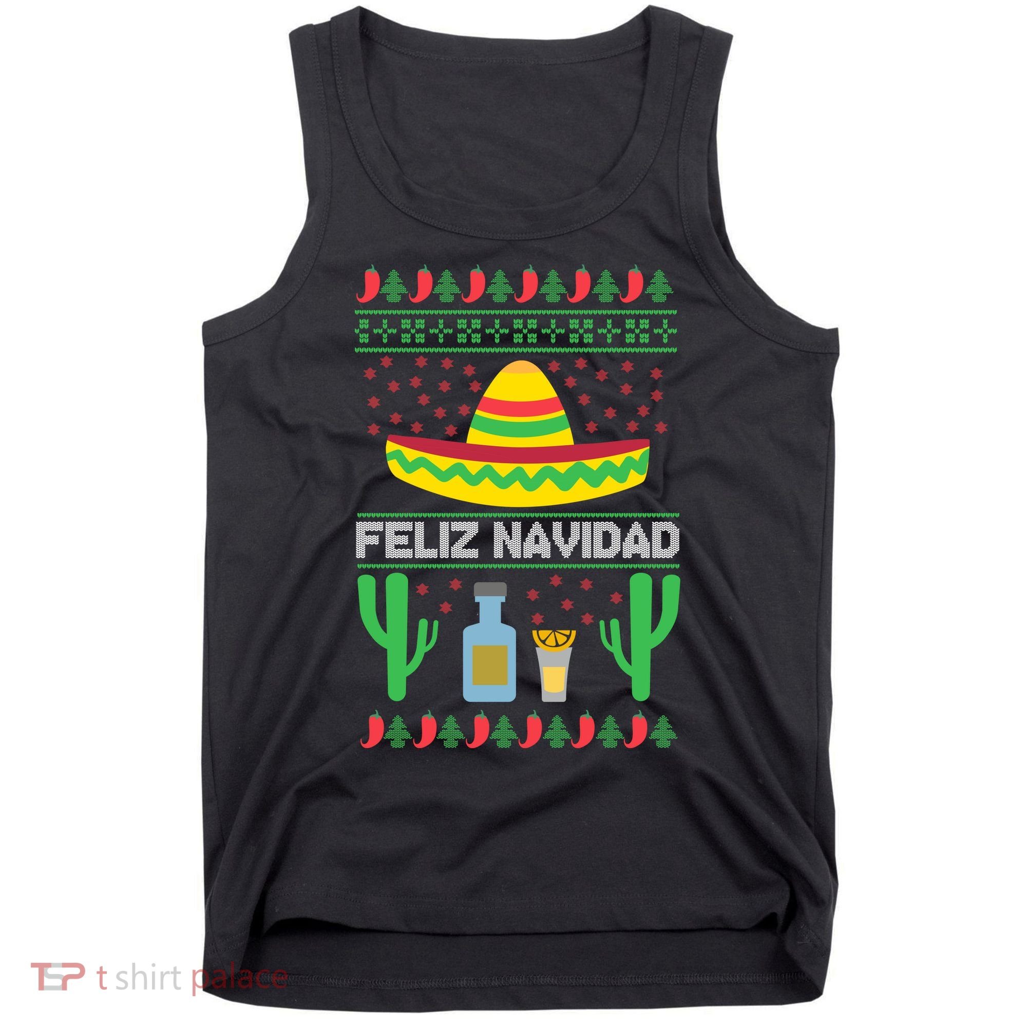 Feliz Navidad Ugly Christmas Tank Top
