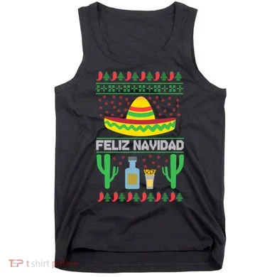 Feliz Navidad Ugly Christmas Tank Top
