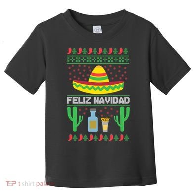 Feliz Navidad Ugly Christmas Toddler T-Shirt