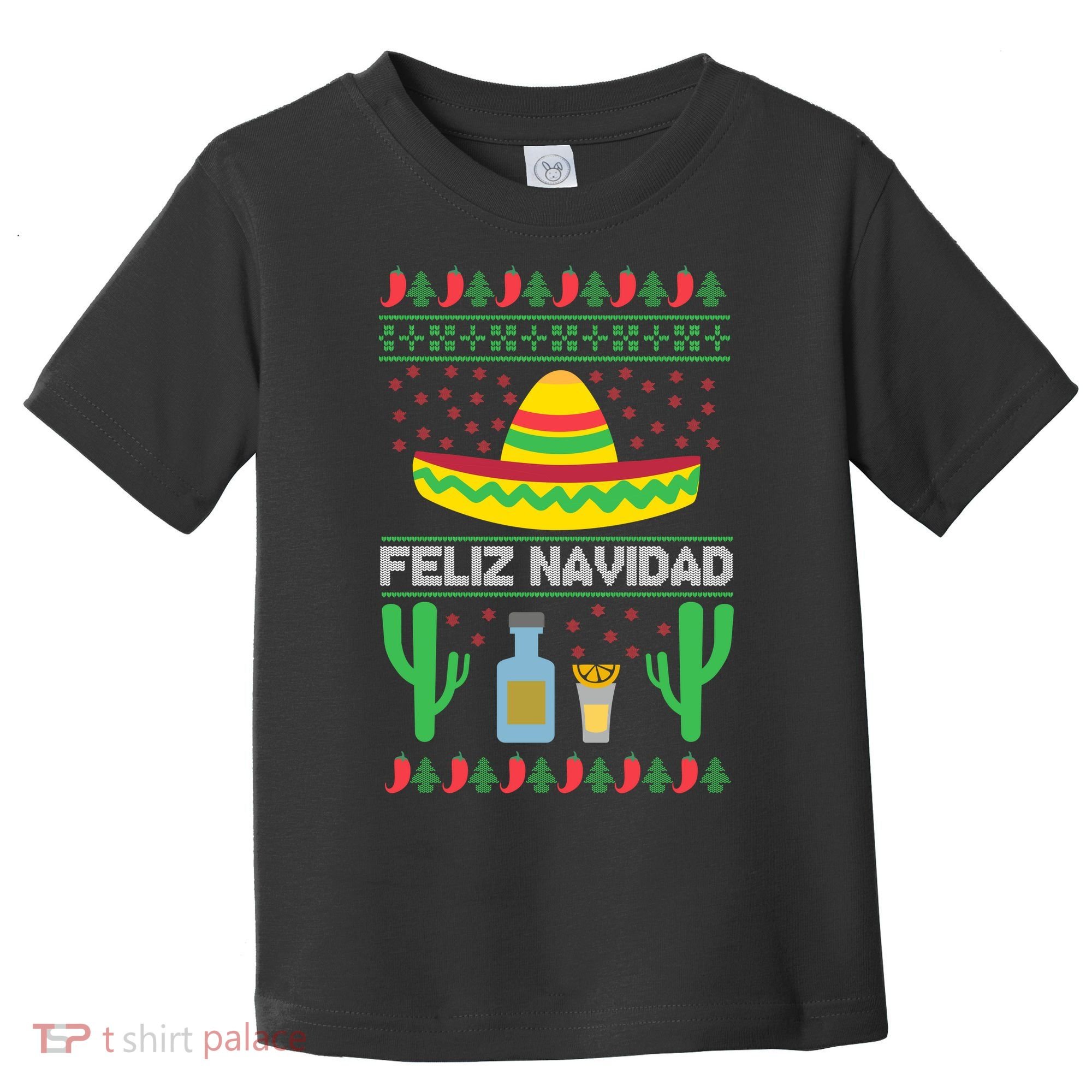 Feliz Navidad Ugly Christmas Toddler T-Shirt