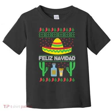 Feliz Navidad Ugly Christmas Toddler T-Shirt