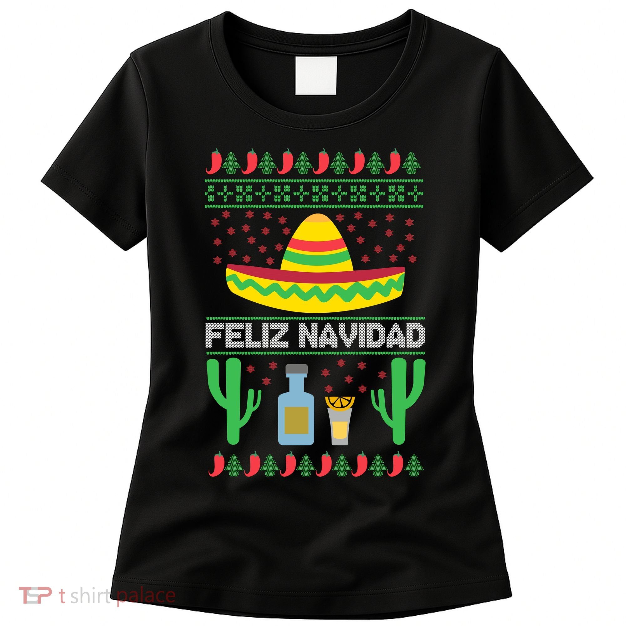 Feliz Navidad Ugly Christmas Women's T-Shirt