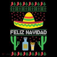 Feliz Navidad Ugly Christmas Women's T-Shirt thumb 6
