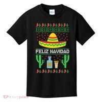 Feliz Navidad Ugly Christmas Kids T-Shirt thumb 0