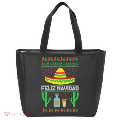 Feliz Navidad Ugly Christmas Tote Bag