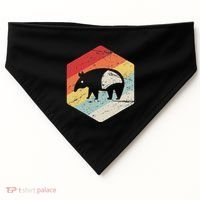 Funny Ex Mormon T Gift Lds Apostate Retro Tapir USA-Made Doggie Bandana thumb 0