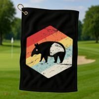Funny Ex Mormon T Gift Lds Apostate Retro Tapir Golf Towel thumb 1