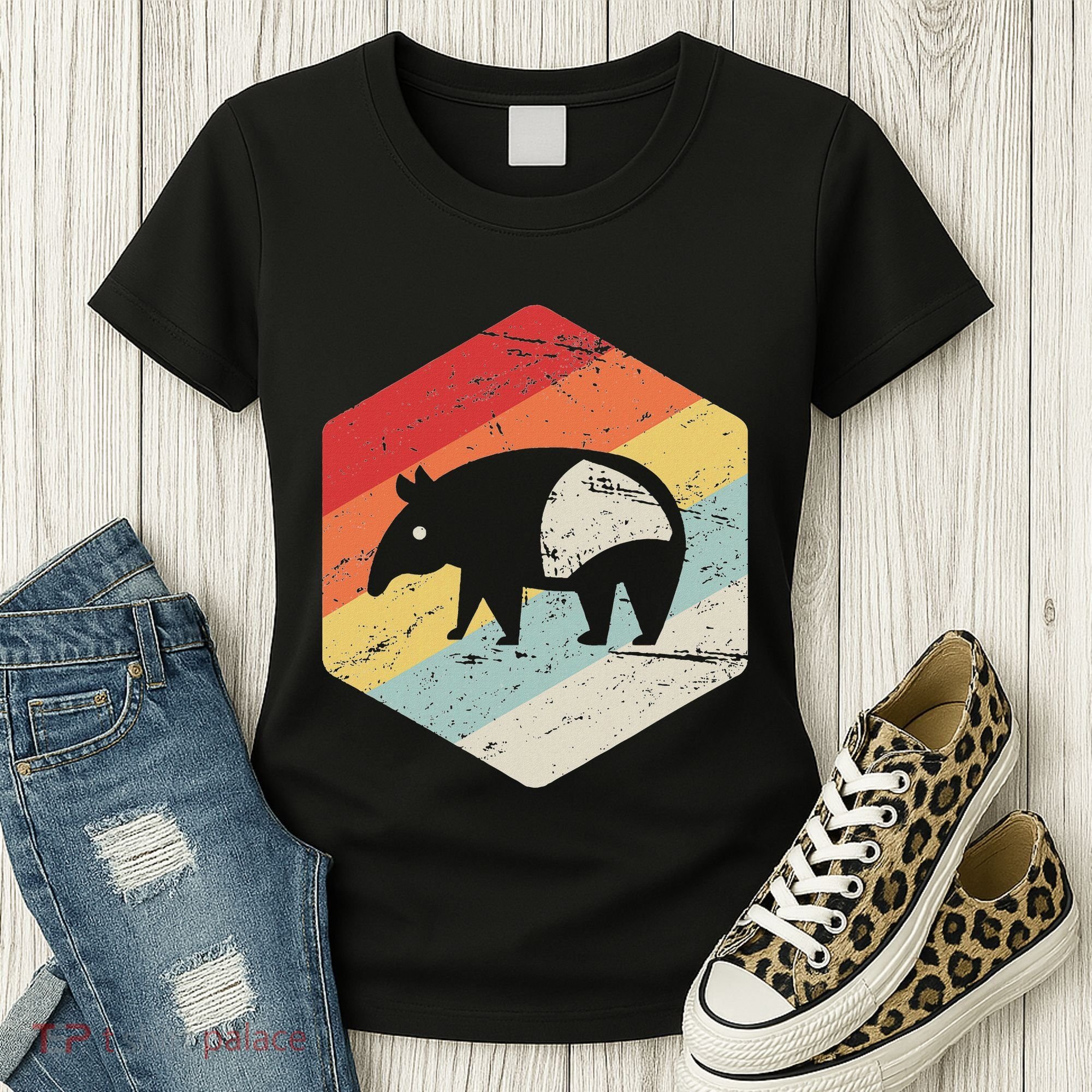 Funny Ex Mormon T Gift Lds Apostate Retro Tapir Women's T-Shirt