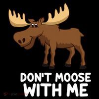 Funny Elk Moose Pun Don't Moose With Me Cute Moose Funny Gift Coffee Mug thumb 5