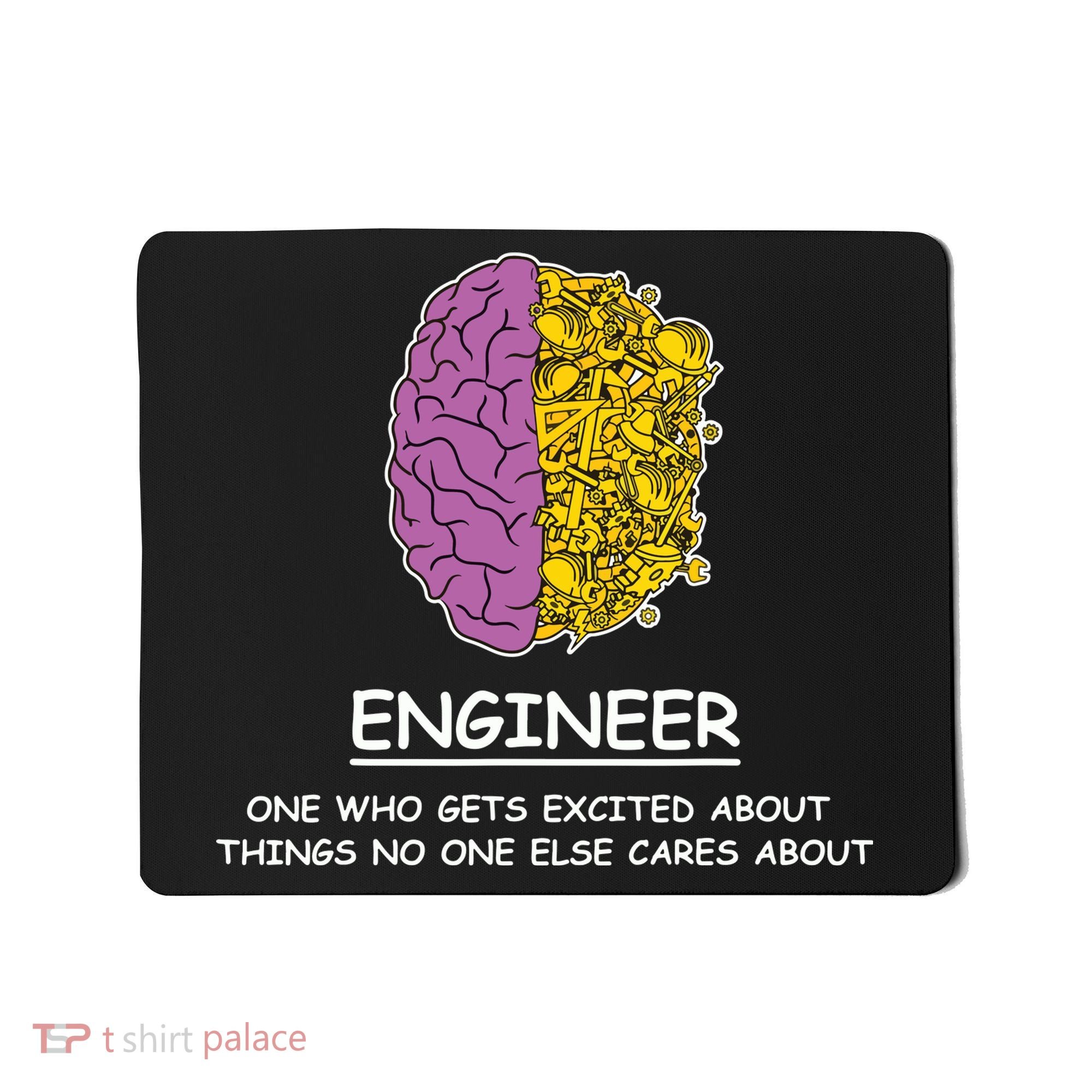 Funny Engineering Mechanical Civil Engineer Mousepad