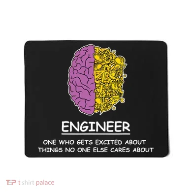 Funny Engineering Mechanical Civil Engineer Mousepad