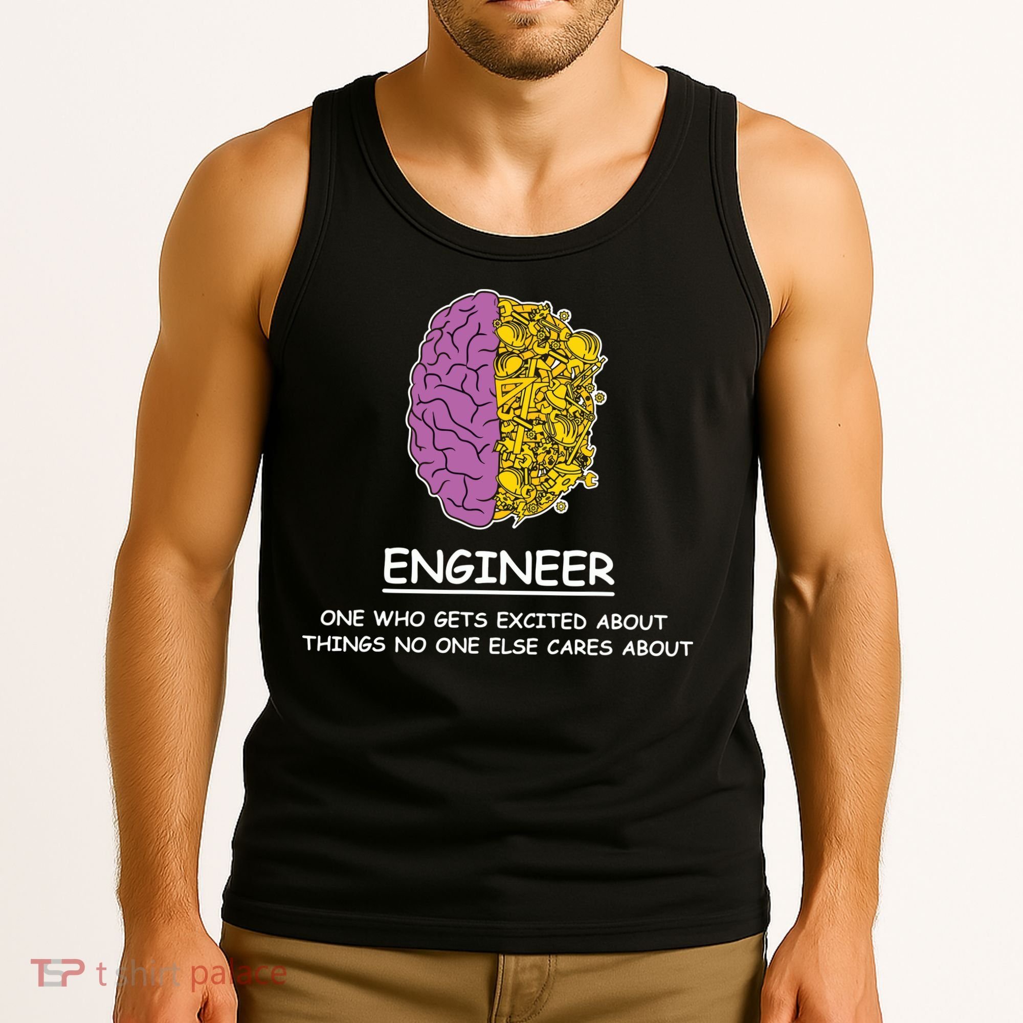 Funny Engineering Mechanical Civil Engineer Tank Top