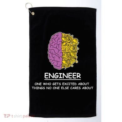 Funny Engineering Mechanical Civil Engineer Golf Towel