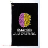 Funny Engineering Mechanical Civil Engineer Golf Towel thumb 0
