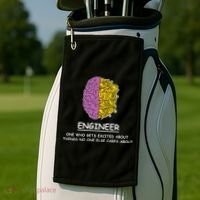 Funny Engineering Mechanical Civil Engineer Golf Towel thumb 2