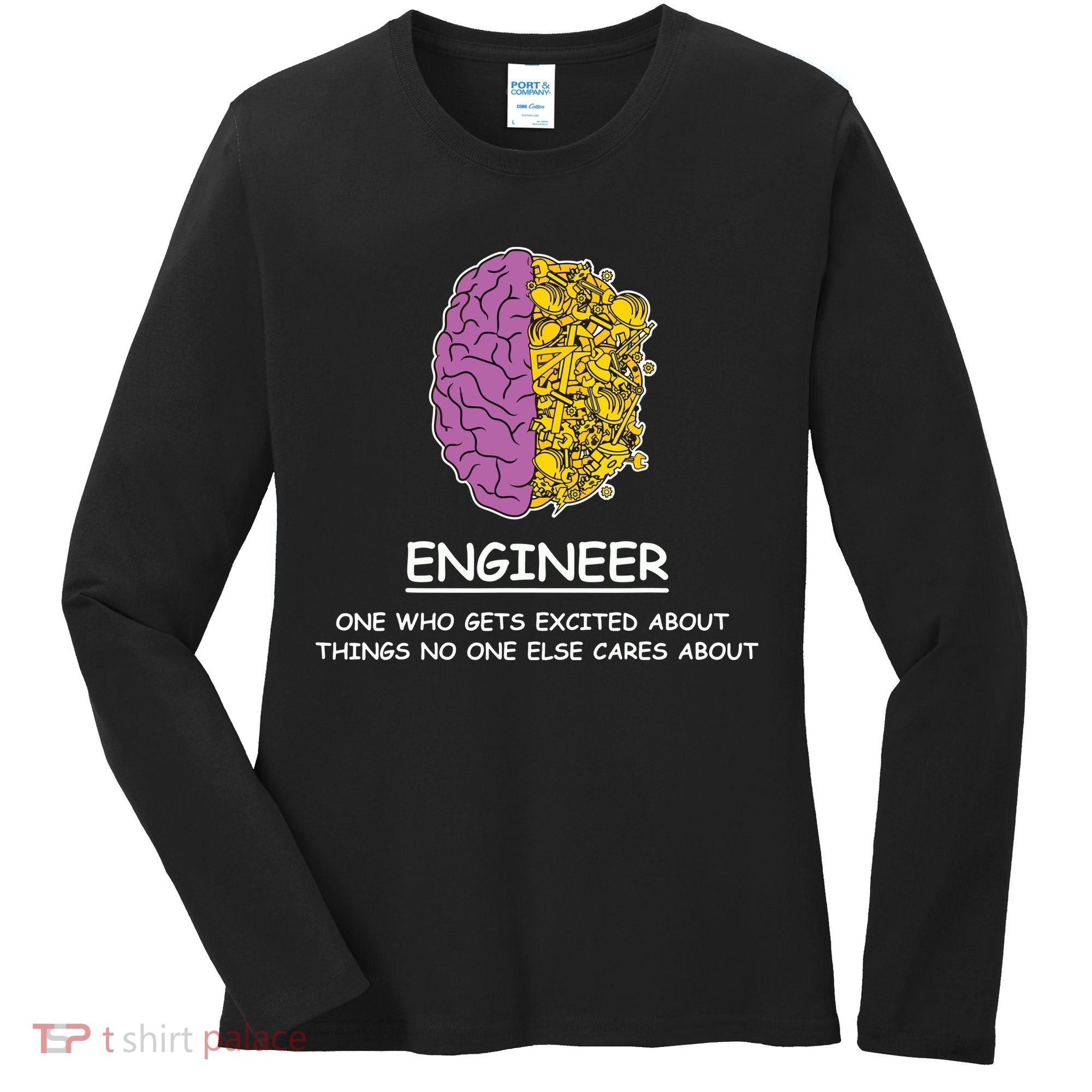 Funny Engineering Mechanical Civil Engineer Women's Long Sleeve Shirt