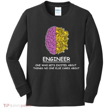 Funny Engineering Mechanical Civil Engineer Kids Long Sleeve Shirt