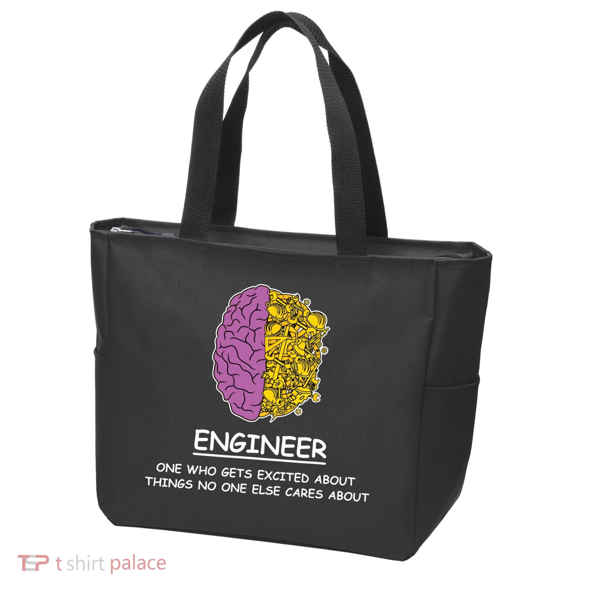 Funny Engineering Mechanical Civil Engineer Tote Bag