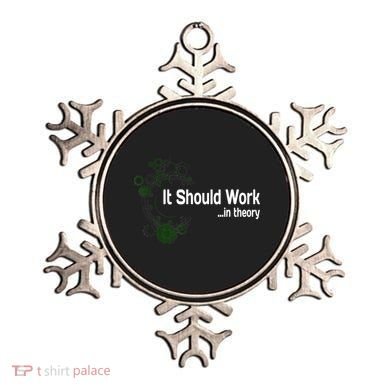 Funny Engineer Meme Design It Should Work In Theory Ornament