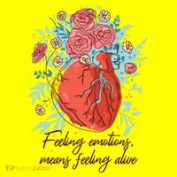 Feeling Emotions Means Feeling Alive Kids Long Sleeve Shirt thumb 2