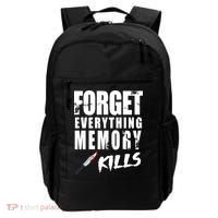 Forget Everything Memory Kills Backpack thumb 0