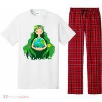 Flower Earth Mother Figure Cute Pajama Set thumb 0