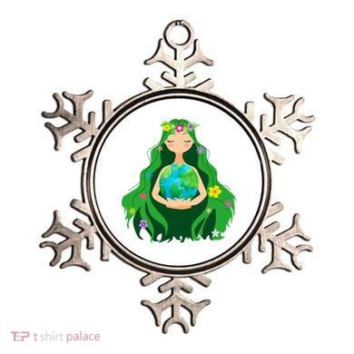 Flower Earth Mother Figure Cute Ornament