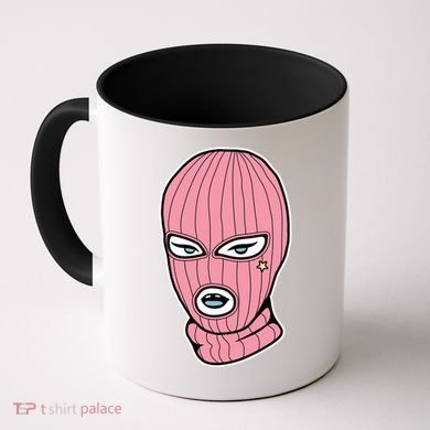 Female Pink Ski Coffee Mug
