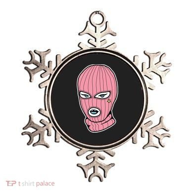 Female Pink Ski Ornament