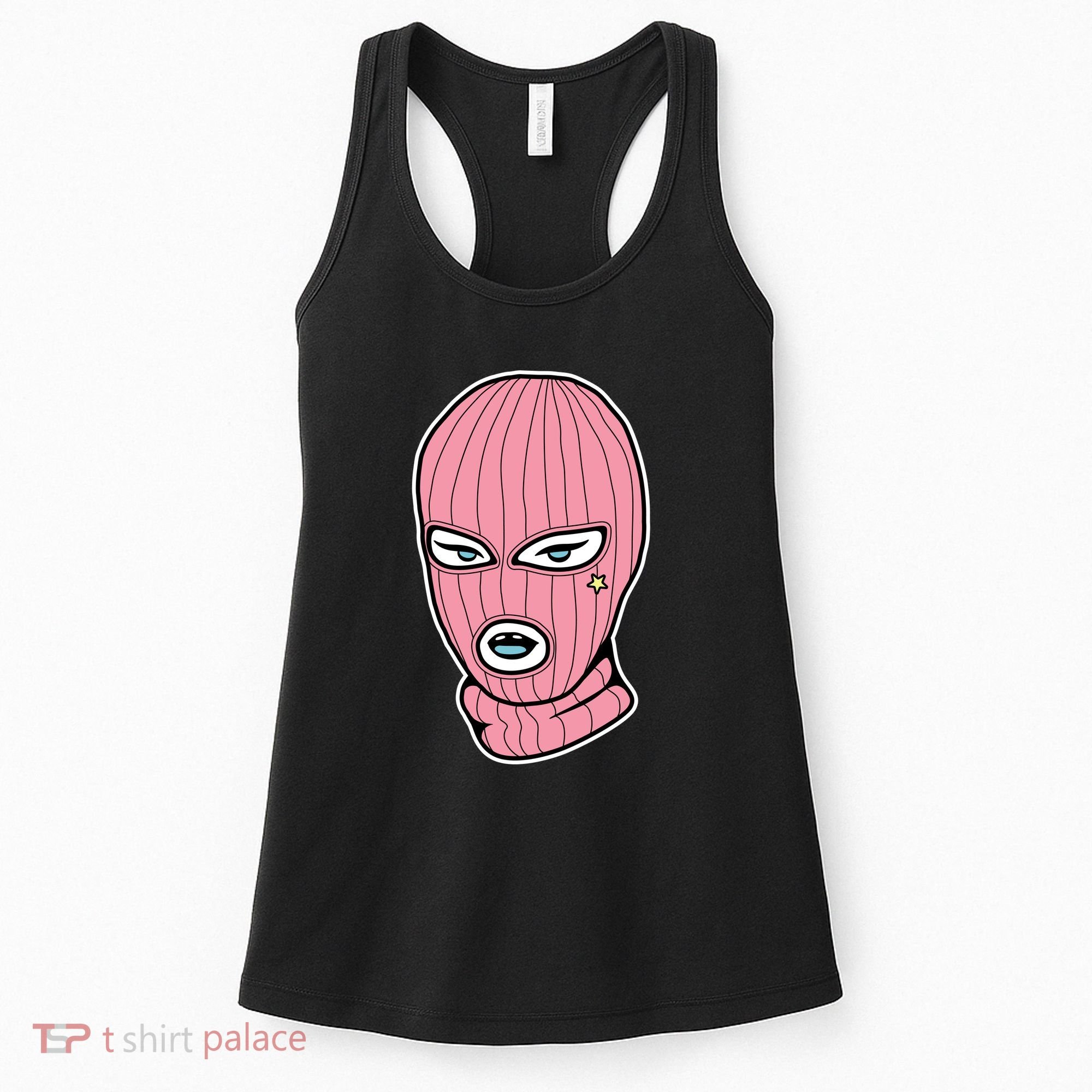 Female Pink Ski Women's Tank Top