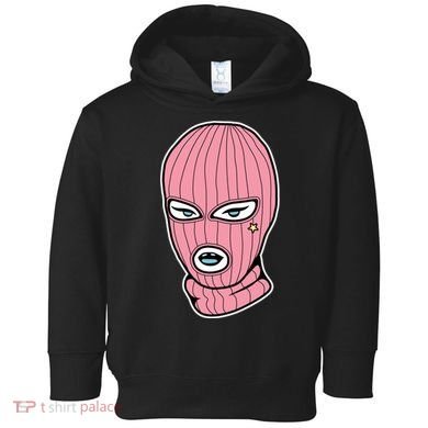 Female Pink Ski Toddler Hoodie
