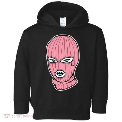 Female Pink Ski Toddler Hoodie