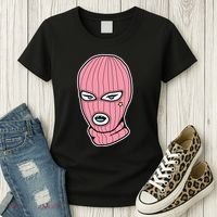 Female Pink Ski Women's T-Shirt thumb 3