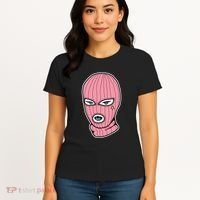 Female Pink Ski Women's T-Shirt thumb 4