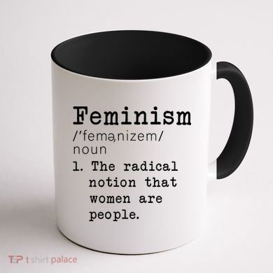 Feminism Definition Coffee Mug back