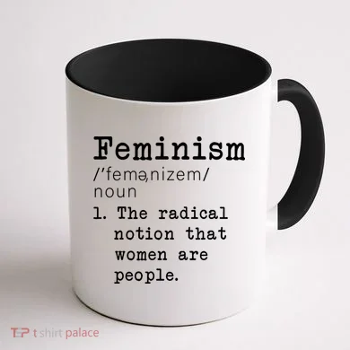Feminism Definition Coffee Mug back