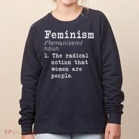 Feminism Definition Women's Sweatshirt thumb 0