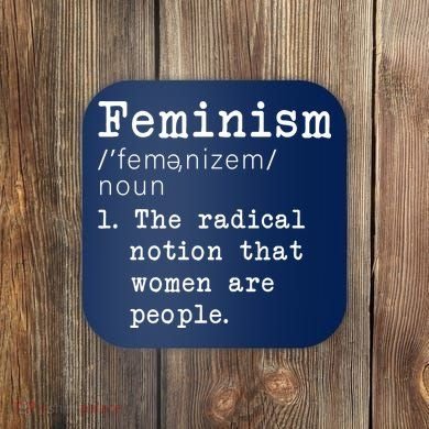 Feminism Definition Coaster