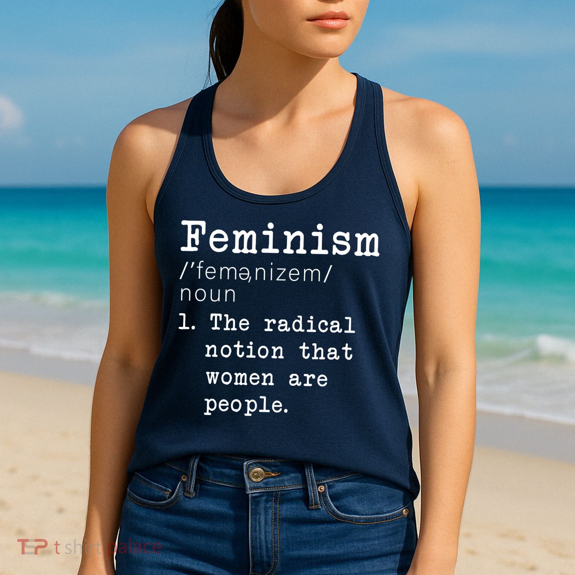 Feminism Definition Women's Tank Top