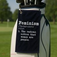Feminism Definition Golf Towel thumb 2