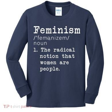 Feminism Definition Kids Long Sleeve Shirt