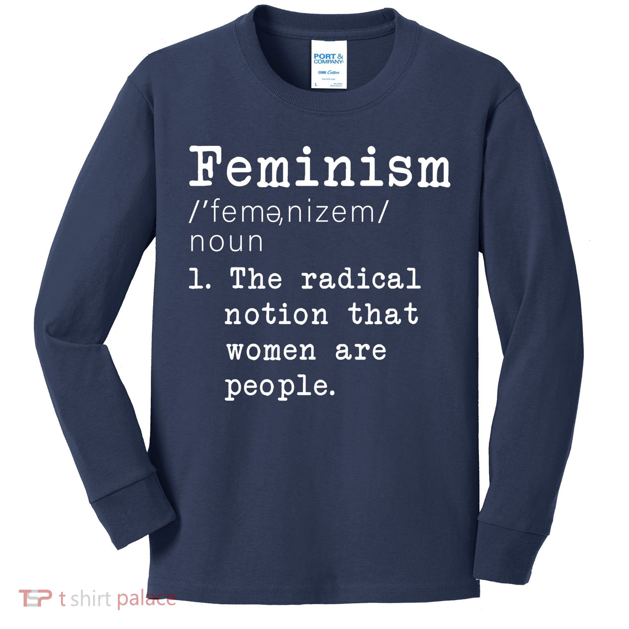 Feminism Definition Kids Long Sleeve Shirt