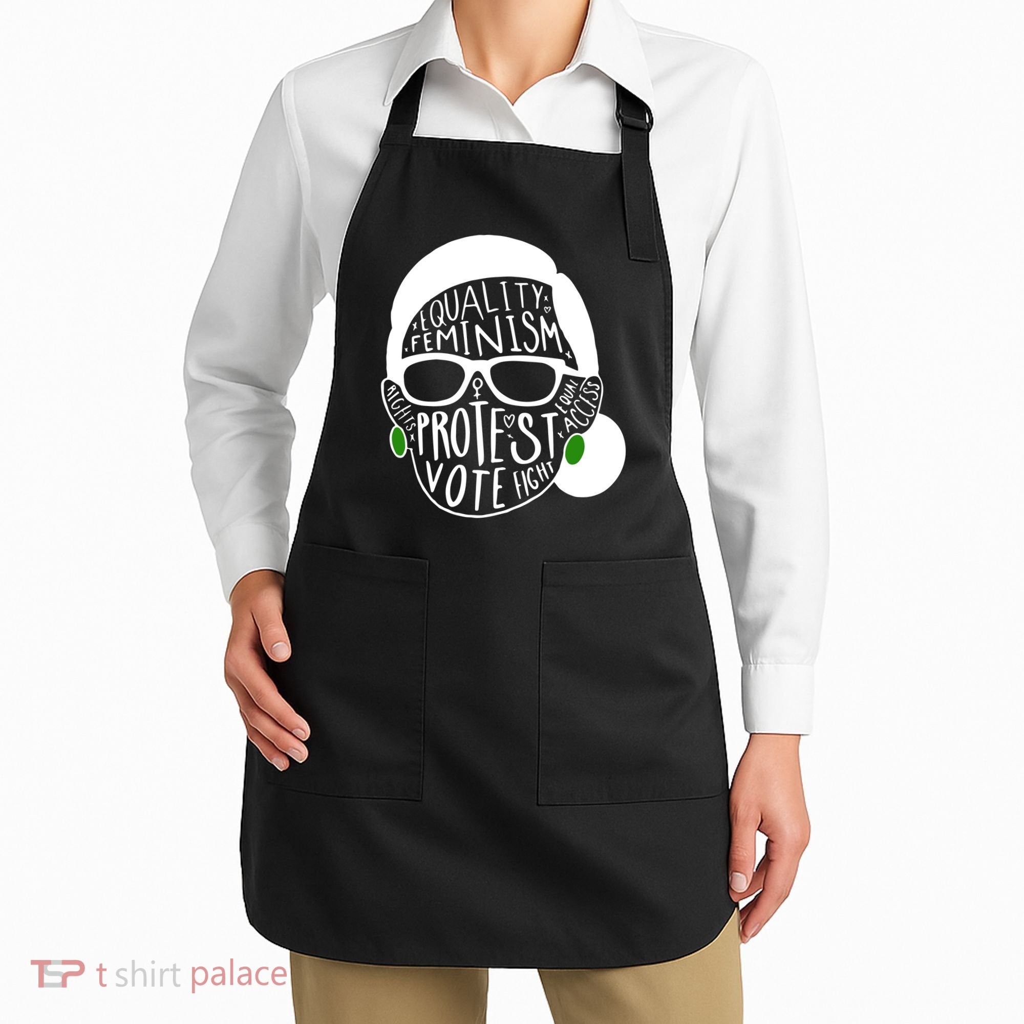 Feminism Equality Protest Vote Ruth Bader Ginsburg Apron