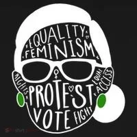 Feminism Equality Protest Vote Ruth Bader Ginsburg Button thumb 1