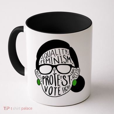 Feminism Equality Protest Vote Ruth Bader Ginsburg Coffee Mug