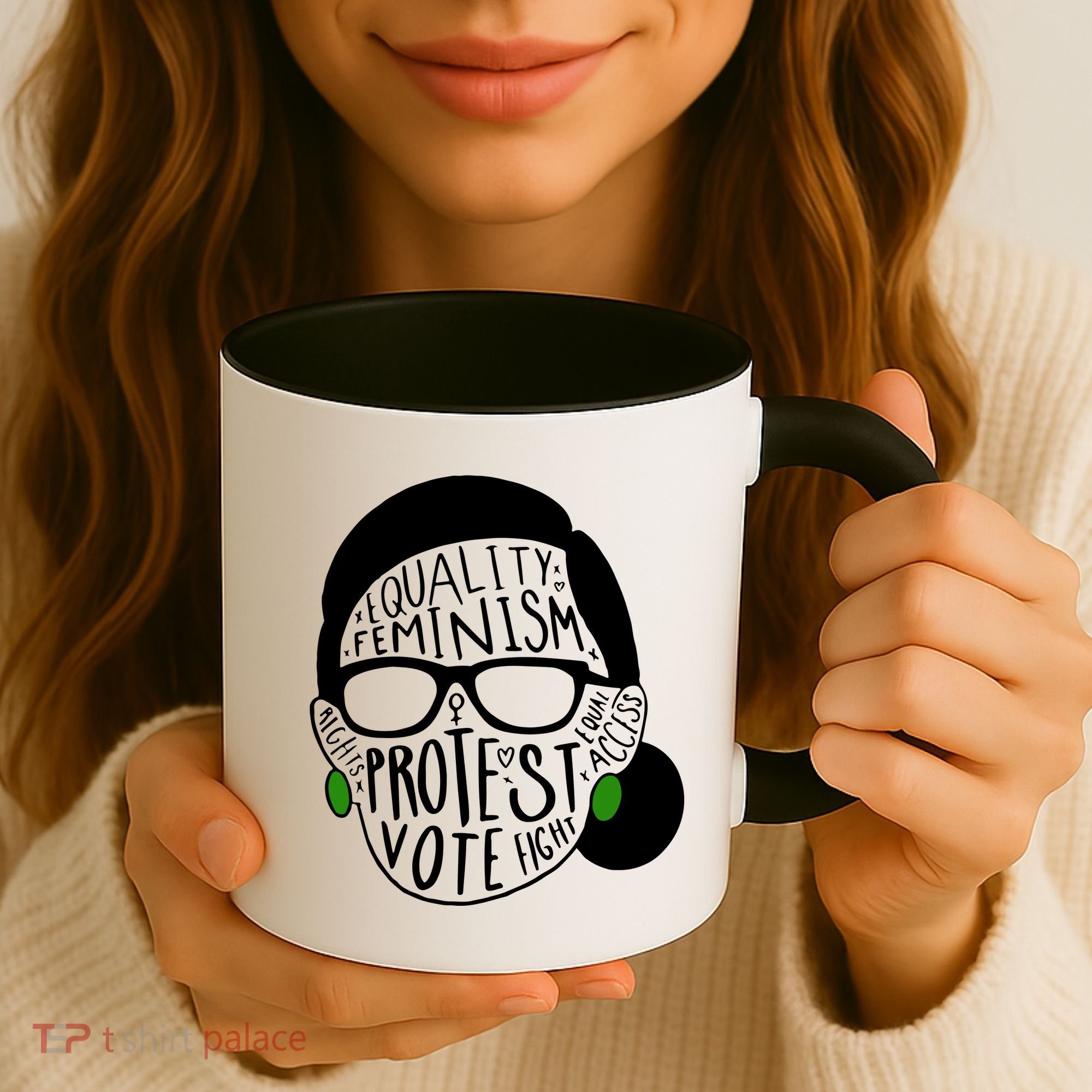 Feminism Equality Protest Vote Ruth Bader Ginsburg Coffee Mug