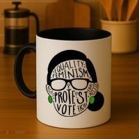 Feminism Equality Protest Vote Ruth Bader Ginsburg Coffee Mug thumb 4